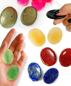 Natural Worry Palm Stone Oval Shape