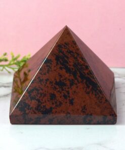 Mahogany Obsidian Pyramid